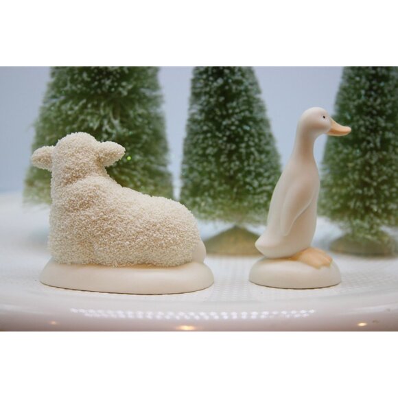 Dept 56 Snowbabies - Babies on the Farm - Farmyard Friends - Picture 6 of 8